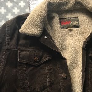 Mens Vintage 9s Corduroy Trucker Jacket 